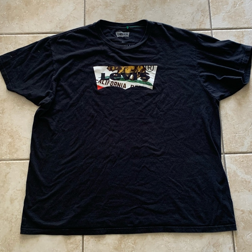 Levi Strauss California Republic Black Tee (XL)